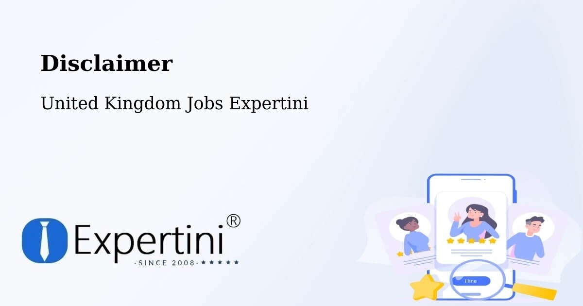 Disclaimer – Leatherhead - United Kingdom Jobs Expertini